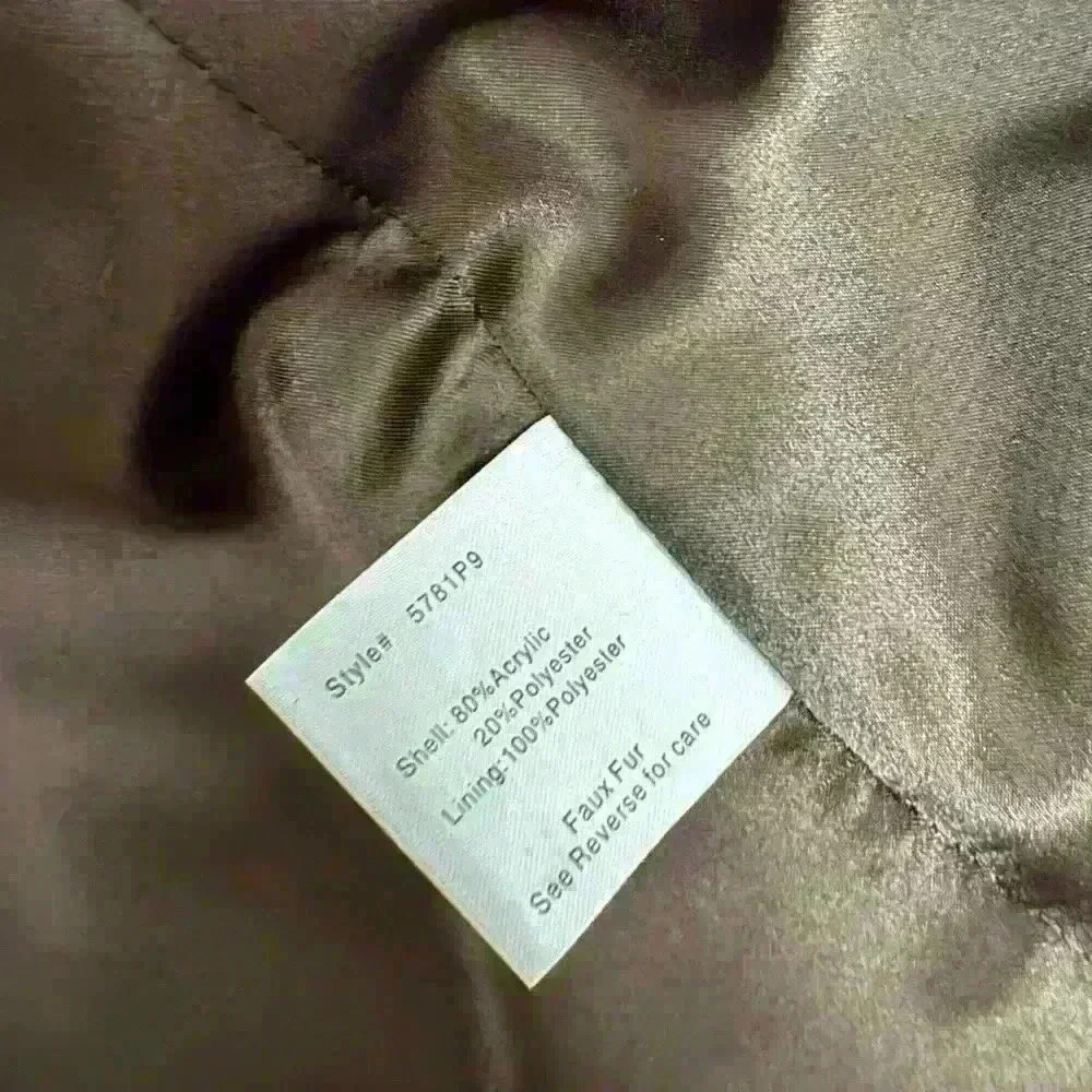 KRISTEN BLAKE faux fur brown jacket - Picture 5 of 5
